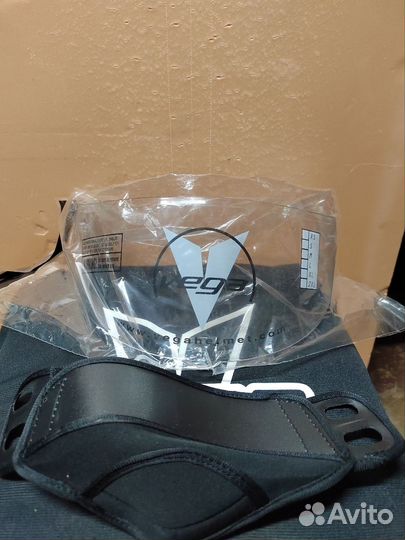 Шлем с подгоревом двойного визора