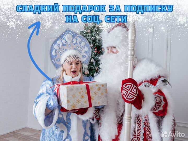 Дед мороз и снегурочка на дом, на корпоратив