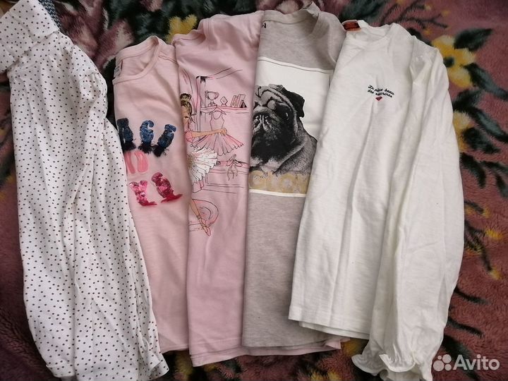 Фирменные вещи на девочку пакетом