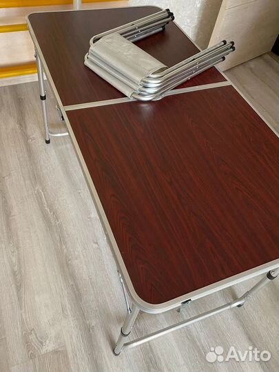 Стол складной туристический с 4 стульями новый