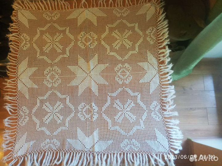 Скатерть вязаная крючком