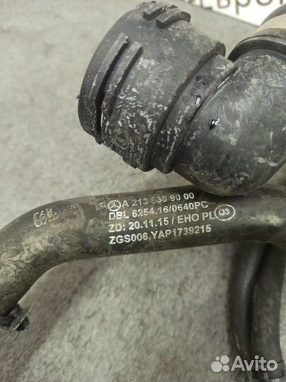 Патрубок Mercedes-Benz E-Class 213 OM654 2018
