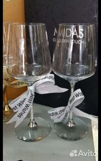 Бокалы для вина шампанского виски Midas