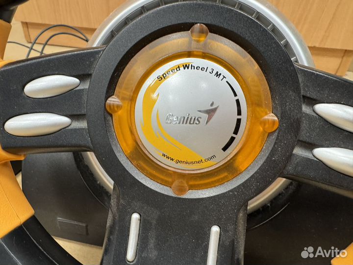 Игровой руль genius speed wheel 3