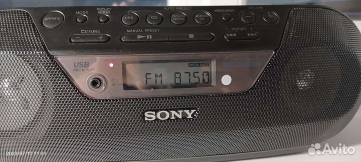 Магнитофон sony ZS-RS09CP