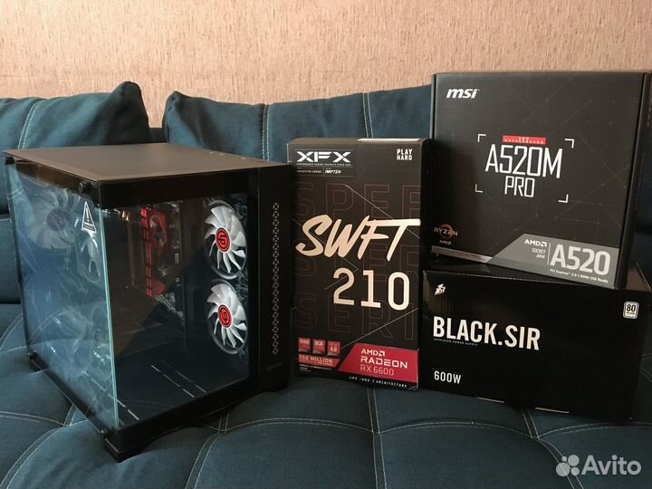 Новый Игровой Пк Ryzen5/32GB/RX6600/SSD M2 512GB