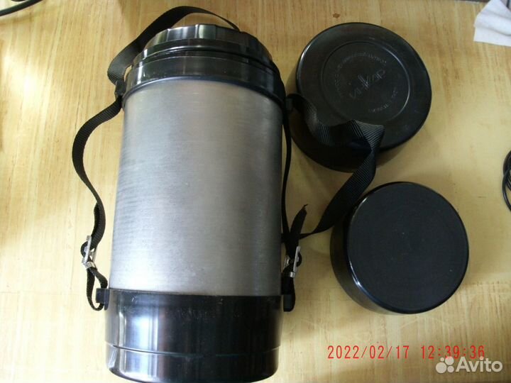 Термос завода Инкар с металлической колбой