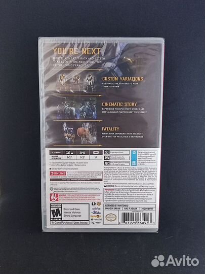 Mortal kombat 11 Switch Новый