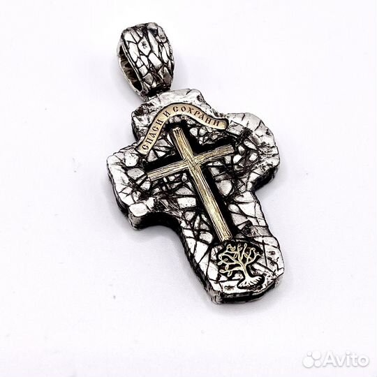 Комбинированный крест 585/925