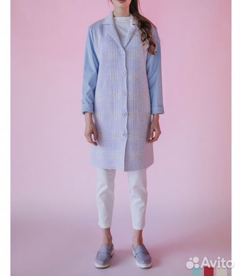 Жакет Кардиган 50 52 54 легкое пальто