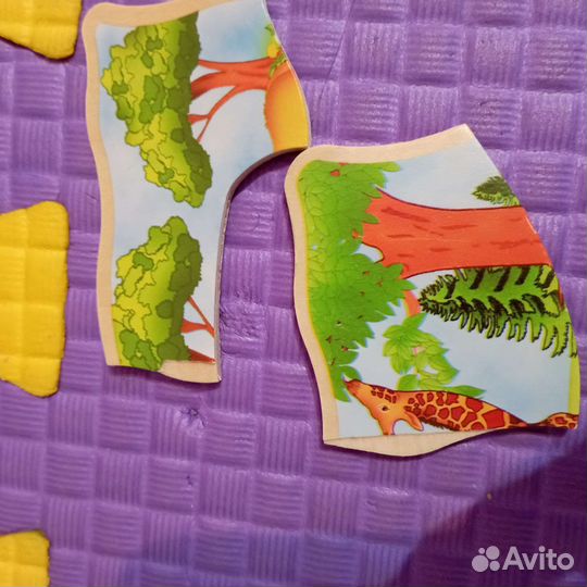 Пазл деревянный 4 в 1