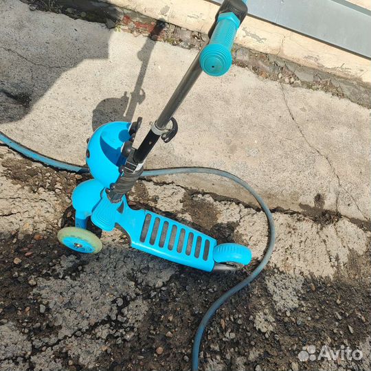 Самокат детский трехколесный бу