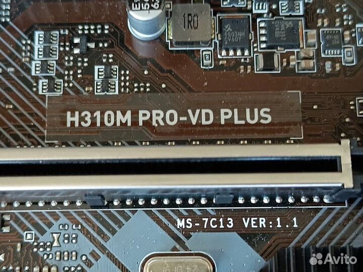 Мат плата MSI H310M PRO-VD Plus и Проц I3-8100