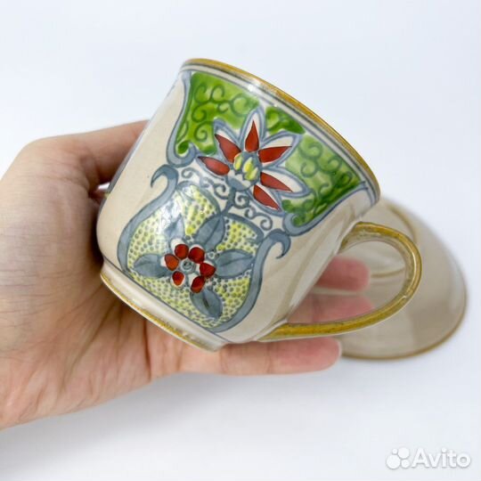 Сет чайный блюдце кружка винтаж Япония