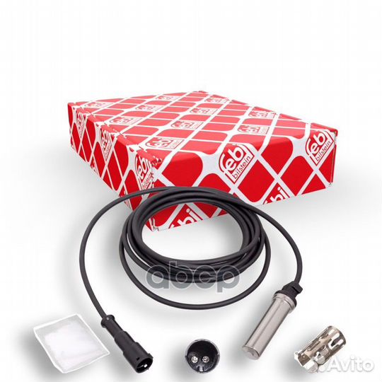 Датчик ABS прямой L3000 мм, с втулкой и смазкой