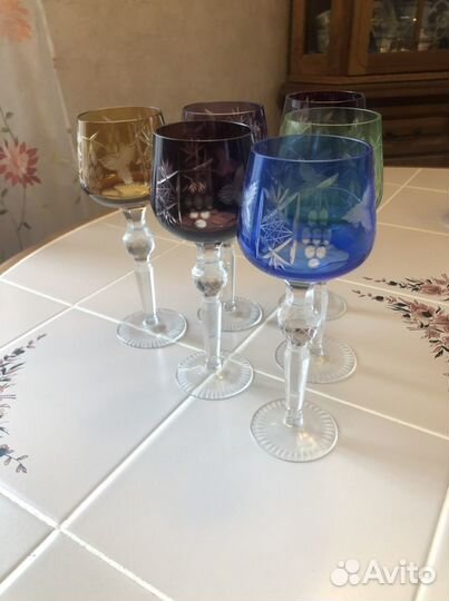 Фужеры хрустальные гдр