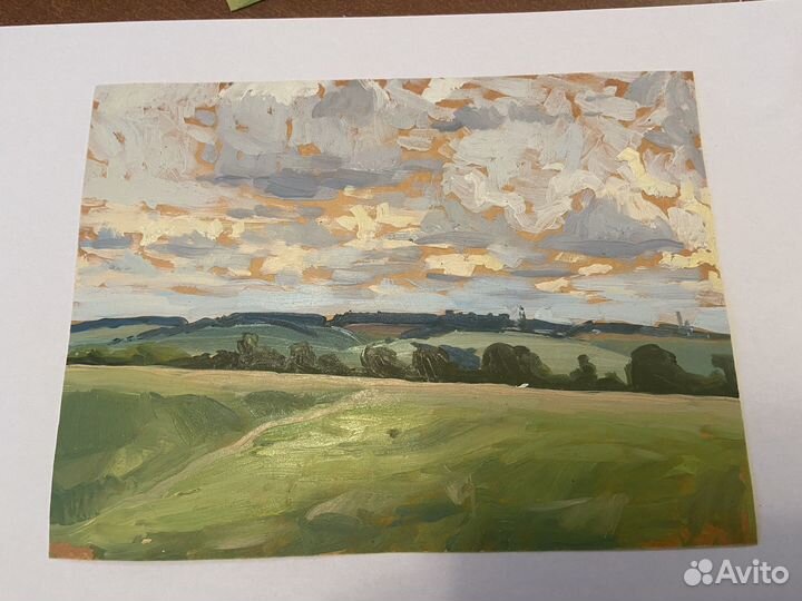 Авторские картины масло 3 шт