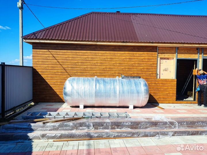 Установка газгольдеров. Автономная газификация