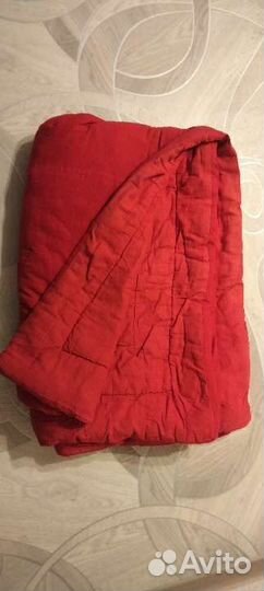 Одеяло ватное СССР б/у 1,5 спальное