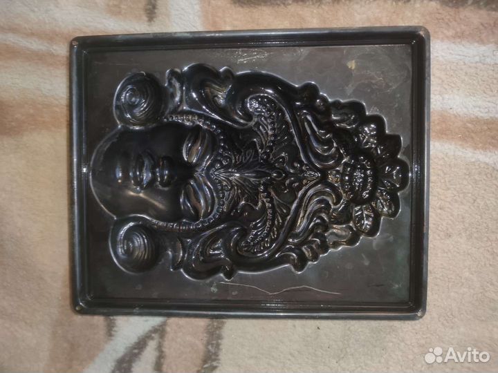 Панно маска СССР 35х28 горгона металл