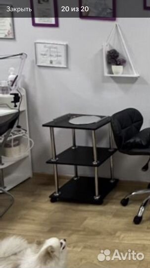 Стул + этажерка (тележка) стеллаж