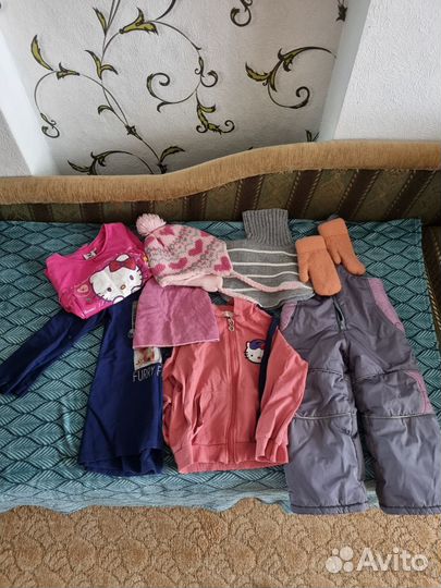 Детские вещи пакетом на девочку 98 104