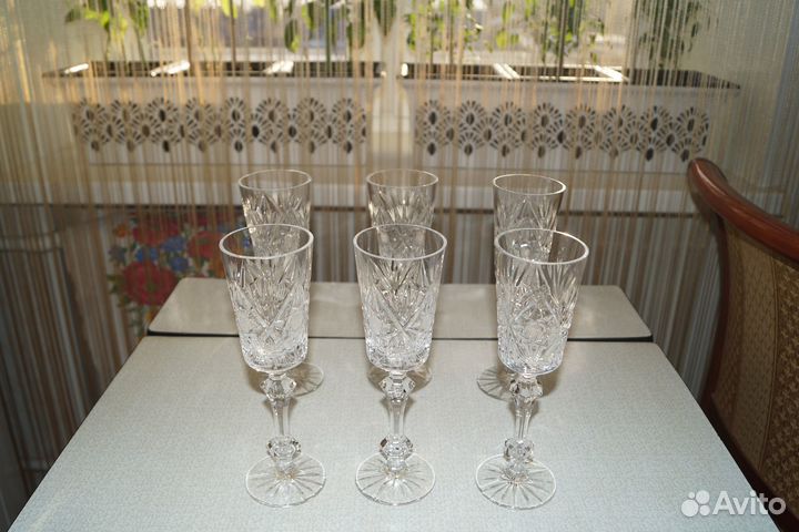 Хрустальные бокалы СССР