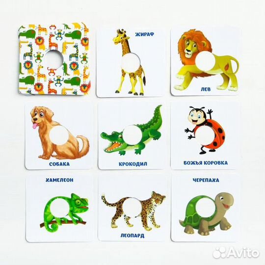 Игра развивающая «Найди пятнышки», 40 карточек