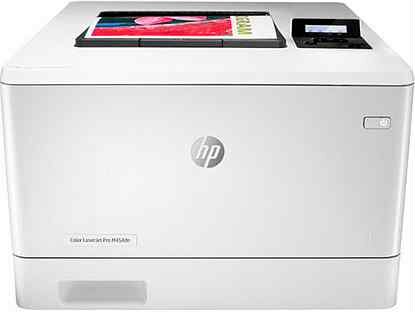 Принтер HP Color LaserJet Pro M454dn белый