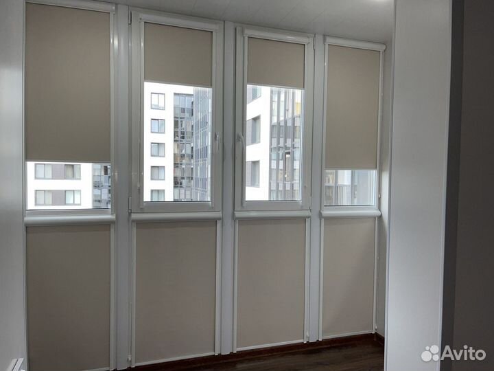 Рулонные шторы на балкон