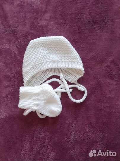 Комплект шапка, шарф