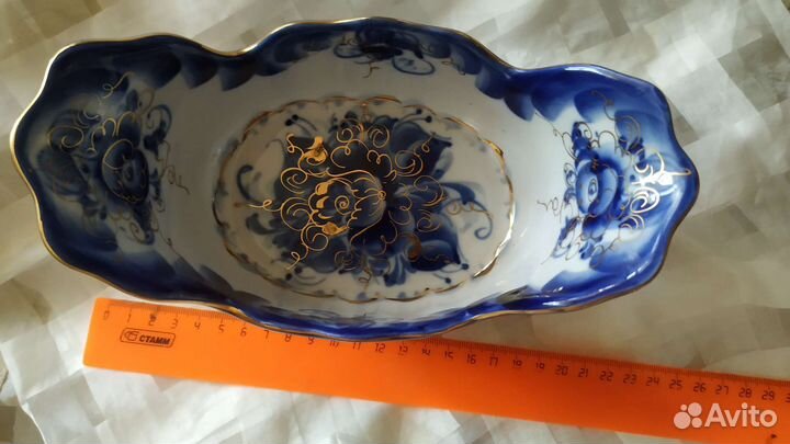 Конфетница гжель авторская