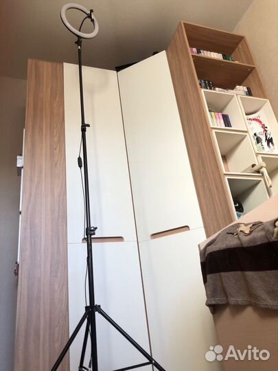 Штатив для телефона с лампой