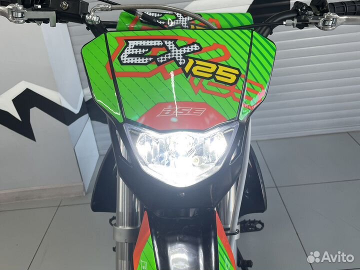 Питбайк BSE EX125 17/14 Green Orange Ant