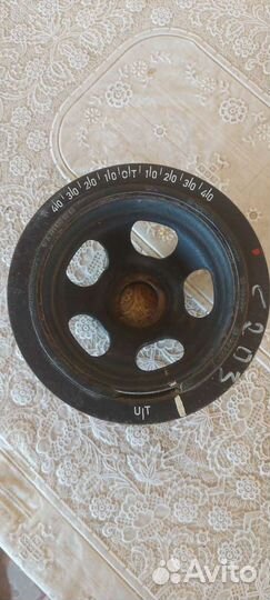 Шкив коленвала на Mercedes W203