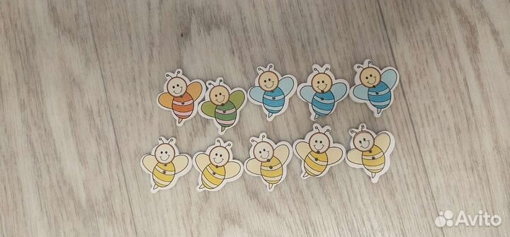 Пуговицы деревянные