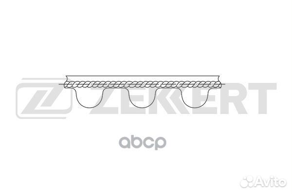 Ремень зубчатый грм Chevrolet Aveo (T200 T250