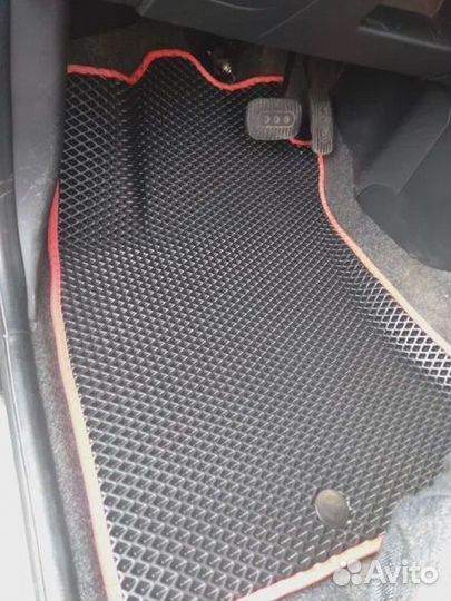 Ева автоковры 3Д с бортиками Motors