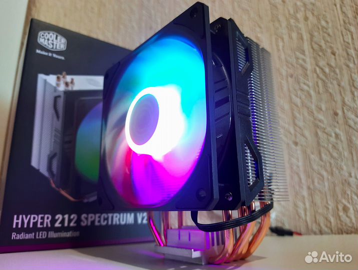 Новый Кулер Процессора Cooler Master Hyper 212 RGB