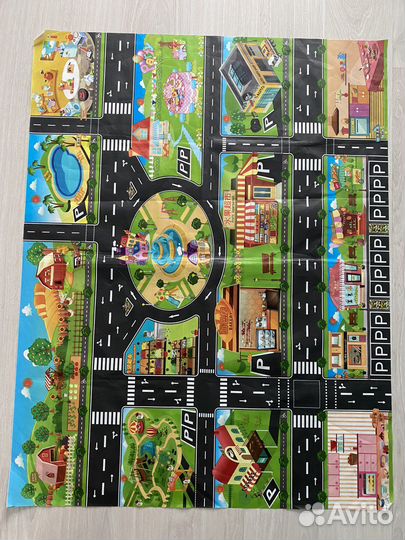 Коврик для игры в машинки