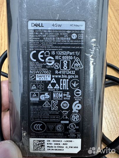 Блок питания для ноутбука dell Type-C