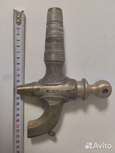 Старинный Антикварный кран. Латунь
