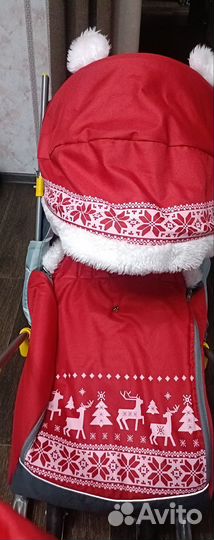 Детские санки коляска