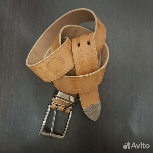 Мужской кожаный ремень