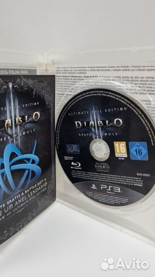 Diablo диск PS3