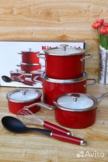 Набор кастрюль KitchenAid