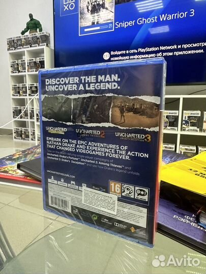 Uncharted The Nathan drake collection Диск (NEW)