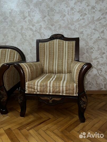 Диван и 2 кресла бу