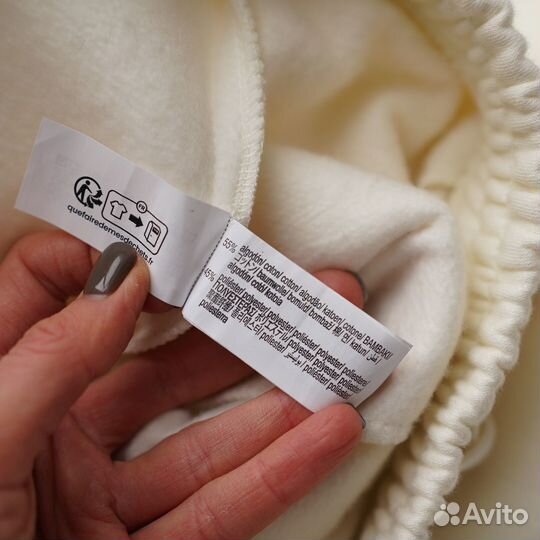 Джоггеры Zara S цвет сливочное масло