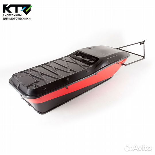 Сани волокуши ктз Экспедишн с жесткой крышкой